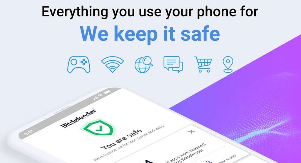 Bitdefender offers a lightweight, efficient solution that scans apps for privacy risks, provides real-time threat detection, and includes a VPN. This makes it ideal for those who want premium protection without sacrificing speed.