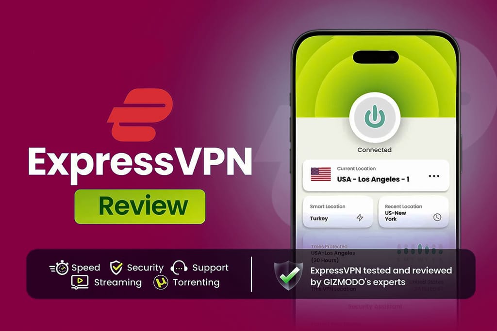 Top 5 VPNs : ExpressVPN Review: Fast, Reliable, and Secure