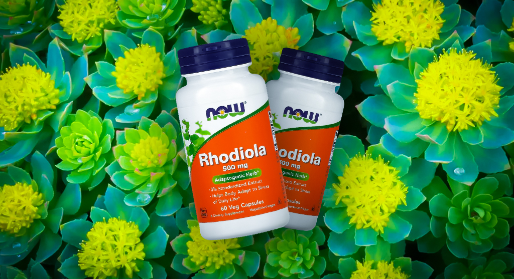 Rhodiola Rosea supplements for stress relief and focus