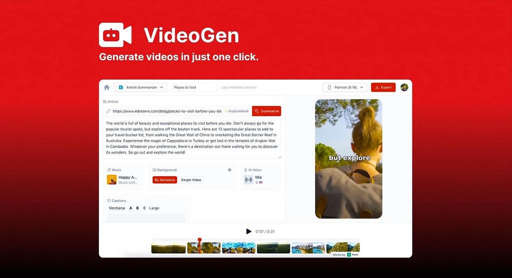 Best Tool to Generate Videos with Artificial Intelligence